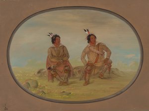 Deux Indiens Choctaw, 1861-1869 - George Catlin