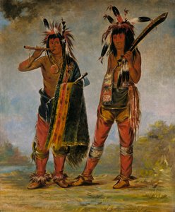 Deux jeunes hommes - George Catlin
