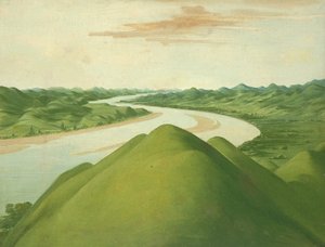 Vue dans les Cross Timbers, Texas
