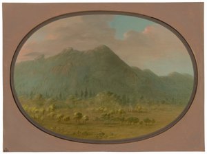 Vue dans les montagnes de cristal - George Catlin