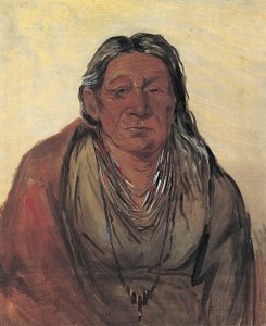 Wah-pe-séh-see, mère du chef - George Catlin