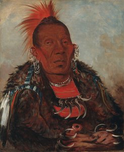Wah-ro-née-sah, Le Surrounder, Chef de la Tribu, 1832 - George Catlin