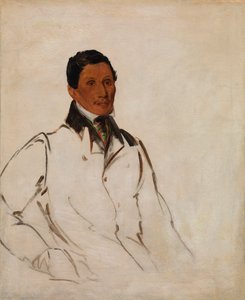 Waun-naw-con, The Dish John W. Quinney, un prédicateur missionnaire - George Catlin
