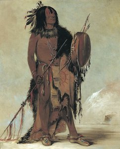 Wún-nes-tou, Buffle blanc, homme-médecine âgé - George Catlin