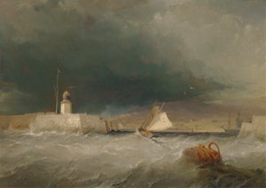 Port par jour de tempête - George Chambers