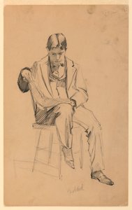 Homme assis - George Charles Aid