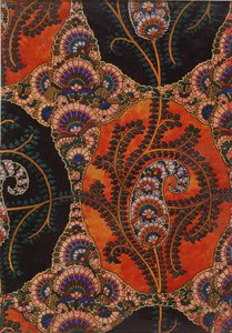Conception de tissu pour châles de Paisley, c.1871 - George Charles Haite