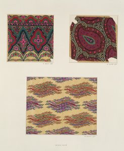 Dessins de tissus pour châles de Paisley, c.1871 - George Charles Haite