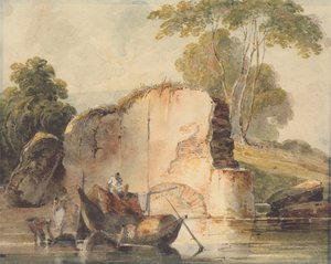 Scène de rivière - George Chinnery