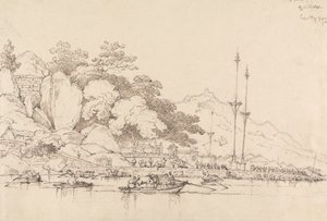 Lap House, Inner Harbor, Macao - George Chinnery