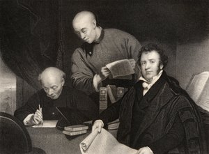 Robert Morrison, gravé par W. Holl, de 