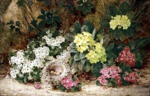 Nature morte avec primevères