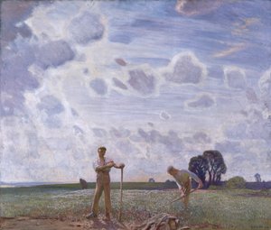 Dans les champs en juin, 1914