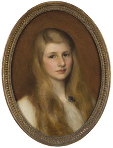 Portrait de Margaret Hilton - George Clausen