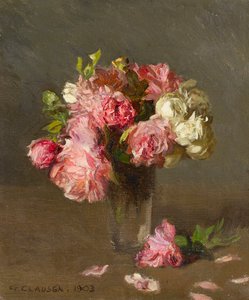Roses dans un vase