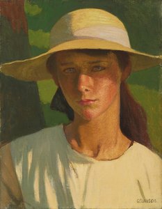 La Jeune Fille Brune - George Clausen