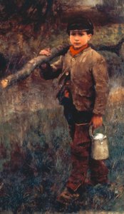 Le garçon du bûcheron - George Clausen