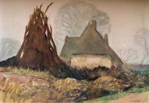 Cottage du bûcheron, XXe siècle, 1931 - George Clausen