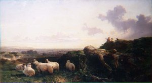 Soirée sur les South Downs - George Cole