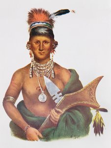 Appanoose, un chef Sauk, 1837, illustration de 