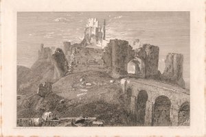 Château de Corfe, Dorsetshire - George Cooke