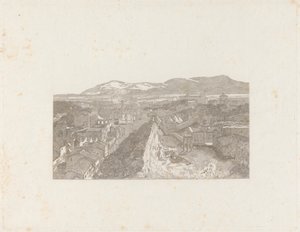 Le Forum romain depuis la tour du Capitole - George Cooke