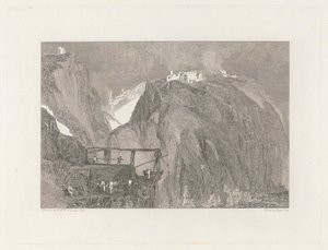 Château de Tintagel, Cornouailles - George Cooke