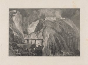 Château de Tintagel, Cornouailles - George Cooke