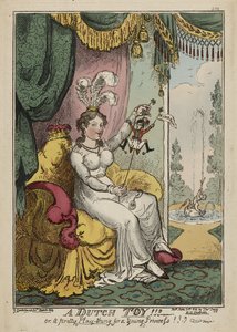 Un jouet hollandais !!! ou, Un joli jouet pour une jeune princesse !!! Hourra, mars 1814, publié le 20 juin - George Cruikshank
