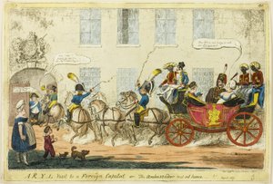Une visite R-Y-L dans une capitale étrangère - George Cruikshank
