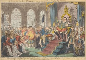 Une scène dans la nouvelle farce - telle que jouée au Royalty Theatre !
