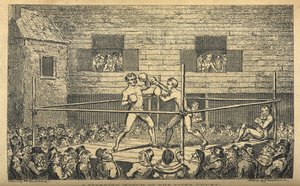 Un match de boxe au Fives court. Un match de boxe, de 