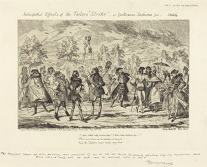 Effets anticipés de la "grève" des tailleurs - George Cruikshank