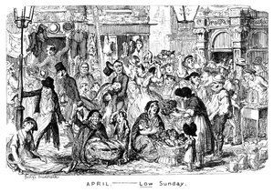 Avril - Dimanche de Quasimodo, 19e siècle - George Cruikshank