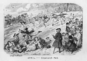 Avril, Greenwich Park, Londres - George Cruikshank