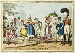 Dandies ou Monstruosités de 1818 - George Cruikshank