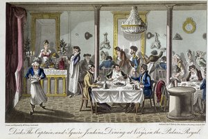 Dîner chez Very, au Palais Royal - dans « La vie à Paris » de David Carey, Londres