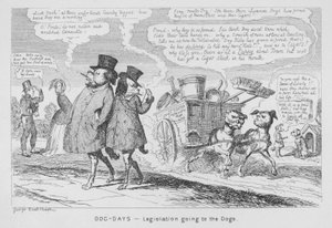 Jours de chien, la législation va aux chiens - George Cruikshank