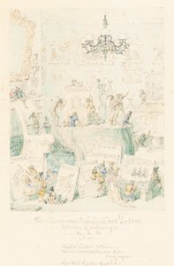Connaisseurs de fées inspectant la collection de dessins de M. Frederick Locker - George Cruikshank