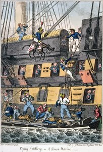 Artillerie volante ou un marin à cheval - George Cruikshank