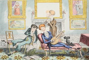 Colibris ou Un Trio Dandy, pub. 1835 - George Cruikshank