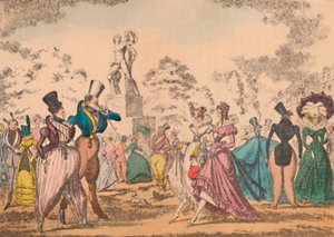 Hyde Park Corner en 1822, vers 1870