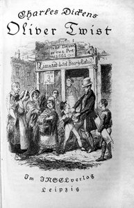 Illustration pour « Oliver Twist » par Charles Dickens (1812-1870), par George Cruikshank (1792-1878). - George Cruikshank