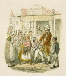 Illustration pour "Oliver Twist" - George Cruikshank