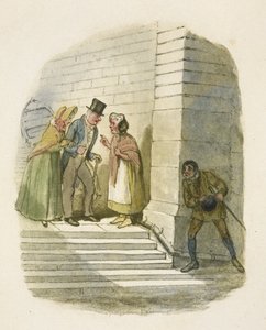 Illustration pour "Oliver Twist" - George Cruikshank