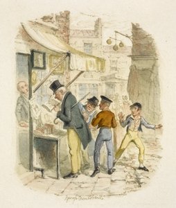 Illustration pour "Oliver Twist" - George Cruikshank