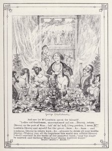 Illustration pour The Bachelor’s Own Book, or The Progress of Mr Lambkin (Gent) - George Cruikshank