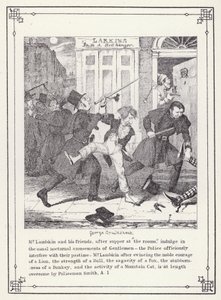Illustration pour The Bachelor’s Own Book, or The Progress of Mr Lambkin (Gent) - George Cruikshank