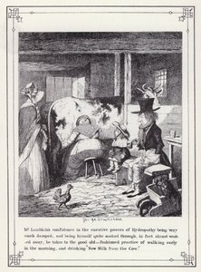 Illustration pour Le Livre du Célibataire, ou Le Progrès de M. Lambkin (Gent) - George Cruikshank