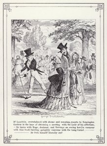 Illustration pour Le Livre du Célibataire, ou Le Progrès de M. Lambkin (Gent)